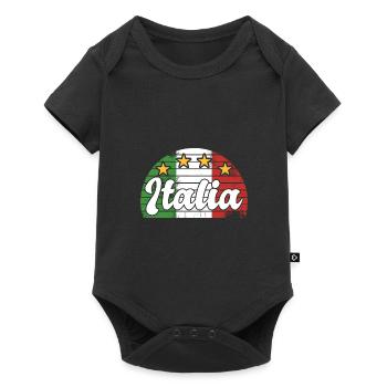 italie d’été - Body à manches courtes Premium Bébé - noir - Devant