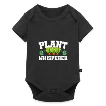 Plant Whisperer Gardener Gardening Horticulture Ga - Baby Premium Kurzarmbody - Schwarz - Vorne