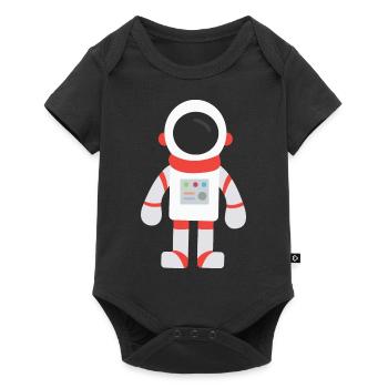 astronaute - Body à manches courtes Premium Bébé - noir - Devant