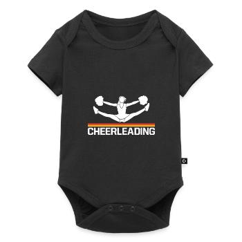 Cheer Graphic Cheerleading Cheerleader Gymnast Dan - Baby Premium Kurzarmbody - Schwarz - Vorne