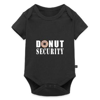 Sécurité des beignets - Body à manches courtes Premium Bébé - noir - Devant