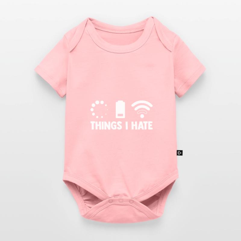 Things I Hate Programmer Coder Coding Developer So Baby Premium Kurzarmbody