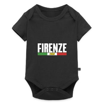italia firenze - Body à manches courtes Premium Bébé - noir - Devant