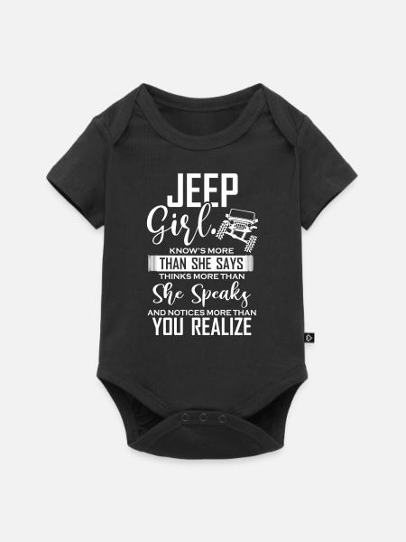 Jeep Girl - Baby Premium Kurzarmbody - Schwarz
