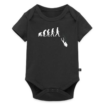 Evolution Diving Scuba Diving Diver Gift - Baby Premium short-sleeve bodysuit - black - Front