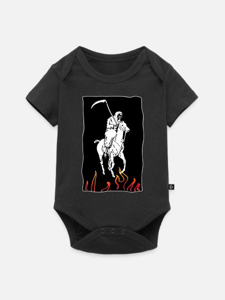 Hölle - Baby Premium Kurzarmbody - Schwarz