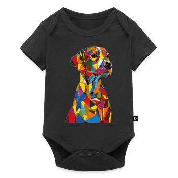 Dog - Baby Premium short-sleeve bodysuit - black - Front