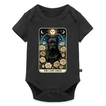 Cane Corso - Baby Premium Kurzarmbody - Schwarz - Vorne