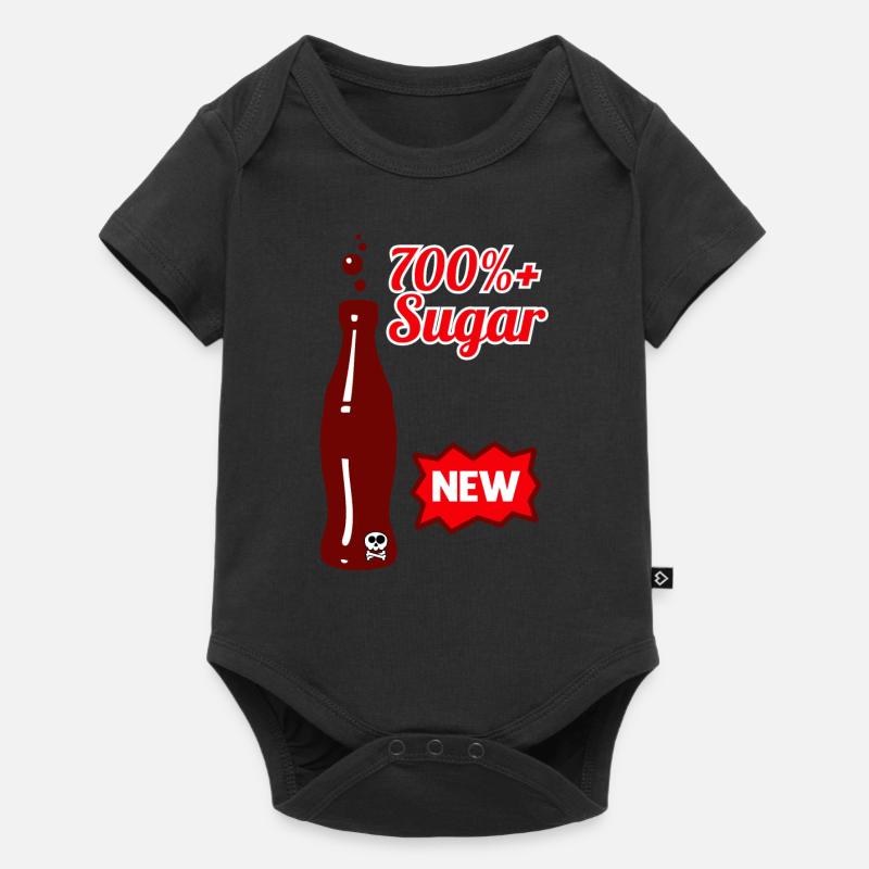 sugar - Body à manches courtes Premium Bébé - noir