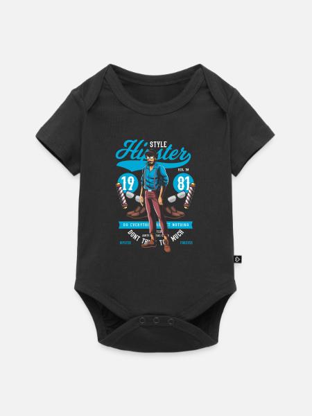 Jazzmusiker - Baby Premium Kurzarmbody - Schwarz