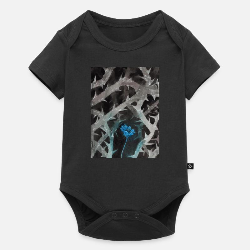 Precious Blue - Baby Premium short-sleeve bodysuit - black