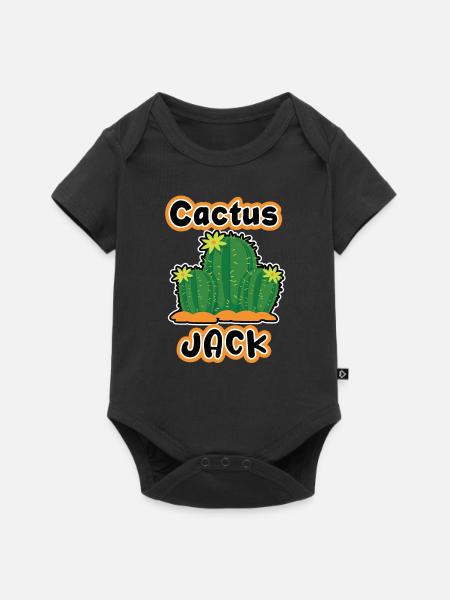 Cactus JACK - Body à manches courtes Premium Bébé - noir