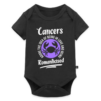 Krebs Astrologie Konstellation Galaxie - Baby Premium Kurzarmbody - Schwarz - Vorne