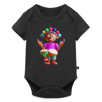 Drôle 23 - Body à manches courtes Premium Bébé - noir - Devant