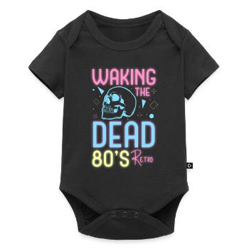 Neon Music Geek Neon Party - Baby Premium short-sleeve bodysuit - black - Front