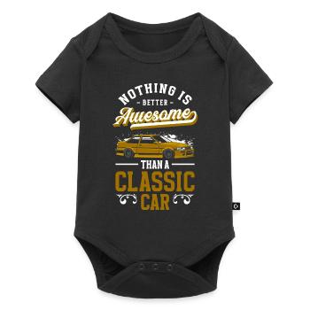 Oldtimer Vintage Car Classic - Baby Premium short-sleeve bodysuit - black - Front