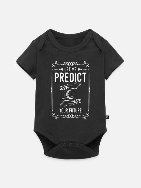 Hellseher Magie Hobby - Baby Premium Kurzarmbody - Schwarz