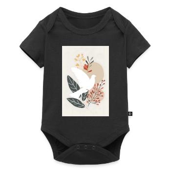 Rustic Bohemian Christian Decoration, - Baby Premium short-sleeve bodysuit - black - Front