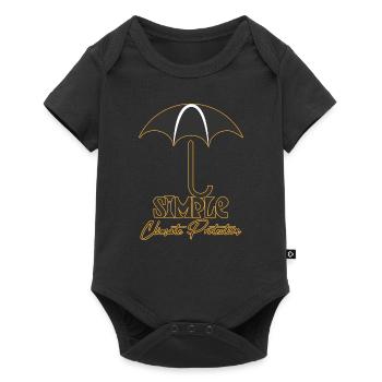 Simple - Climate Protection - Baby Premium short-sleeve bodysuit - black - Front