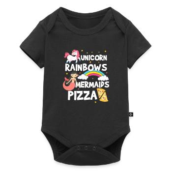 Unicorn Shirt · Unicorn · Unicorns · Glitter - Baby Premium short-sleeve bodysuit - black - Front