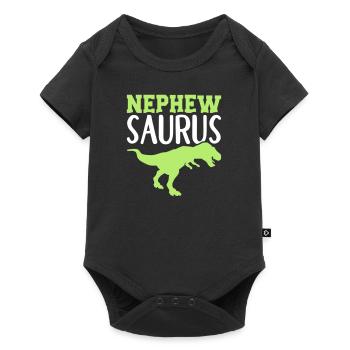 Neffe - Baby Premium Kurzarmbody - Schwarz - Vorne
