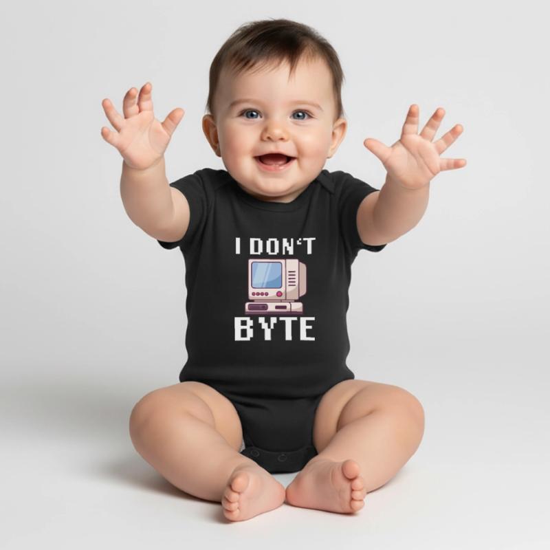 I Don't Byte Informatiker Programmierer IT Funny Baby Premium Kurzarmbody