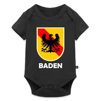 The beautiful Badnerland - Baby Premium short-sleeve bodysuit - black - Front