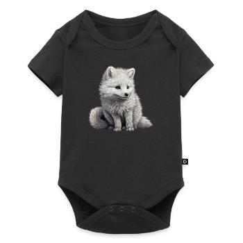 Arctic Fox Forest Animal Nature Fox - Baby Premium short-sleeve bodysuit - black - Front