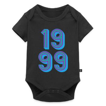 1999 Geburtsjahr | Farben änderbar - Baby Premium Kurzarmbody - Schwarz - Vorne