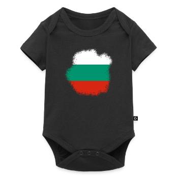 Drapeau bulgare Drapeau bulgare Sables d’or - Body à manches courtes Premium Bébé - noir - Devant