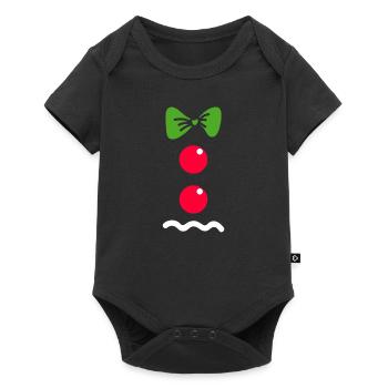 Shirt as a gift for Christmas outfit - Baby Premium short-sleeve bodysuit - black - Front