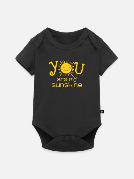 You are my Sunshine - Baby Premium short-sleeve bodysuit - black
