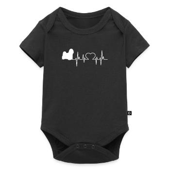 Tibetan Terrier gift shirt - Baby Premium short-sleeve bodysuit - black - Front