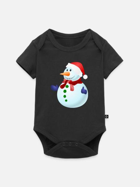 SCHNEEMANN - Baby Premium Kurzarmbody - Schwarz