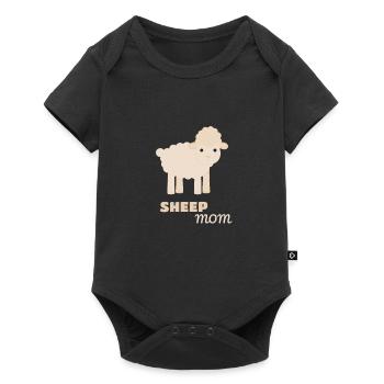 Bergere amant idée cadeau mère maman maman maman - Body à manches courtes Premium Bébé - noir - Devant