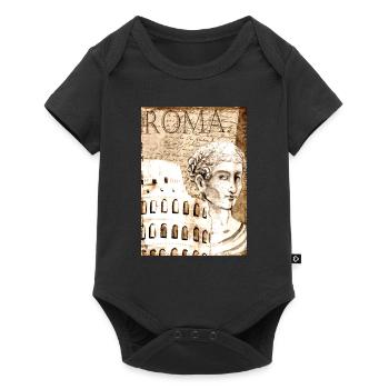 ITALIEN ROM - JULIUS - Baby Premium Kurzarmbody - Schwarz - Vorne