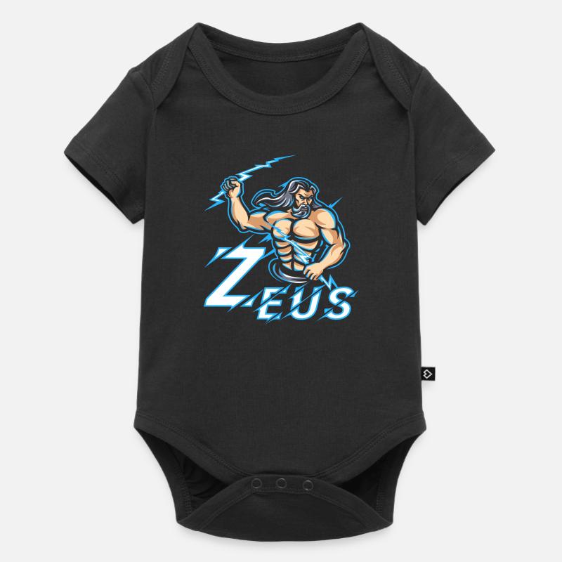 Zeus Mythologie grecque Graphique - Body à manches courtes Premium Bébé - noir
