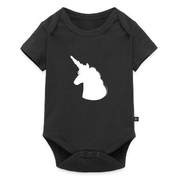 Licorne licorne - Body à manches courtes Premium Bébé - noir - Devant