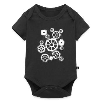 Watches gear design - Baby Premium short-sleeve bodysuit - black - Front