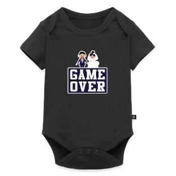 Game Over Ehemann Ehefrau Hochzeit Trauung - Baby Premium Kurzarmbody - Schwarz - Vorne