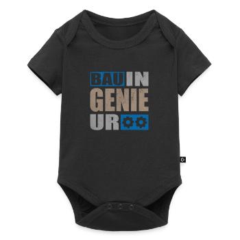 Bauingenieur Ingenieur Student Mechaniker Physik - Baby Premium Kurzarmbody - Schwarz - Vorne