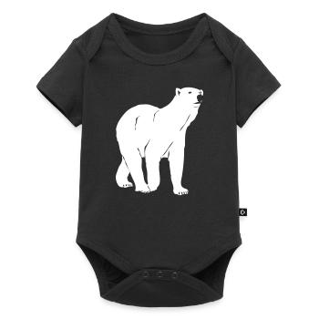 Ours polaire - ours polaire - arctique - Body à manches courtes Premium Bébé - noir - Devant