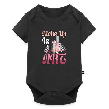 Make Up Is Art Art Make-up Beautician Profession - Baby Premium short-sleeve bodysuit - black - Front