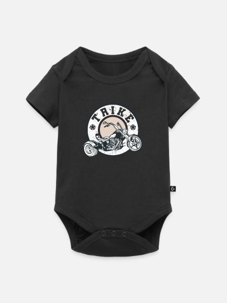 Trike Trike Driver Trike Motor Trike Vintage - Baby Premium short-sleeve bodysuit - black