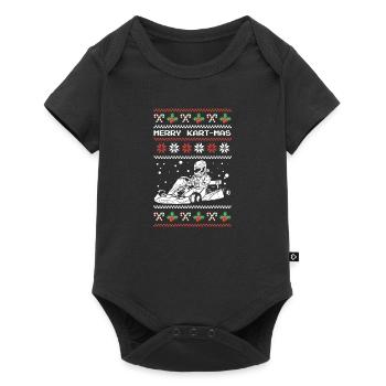 Merry Kart-Mas Gokart Ugly Karting Christmas - Baby Premium short-sleeve bodysuit - black - Front
