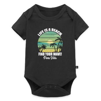 Life Beach Trouvez votre Wellte Pura Vida Latin - Body à manches courtes Premium Bébé - noir - Devant