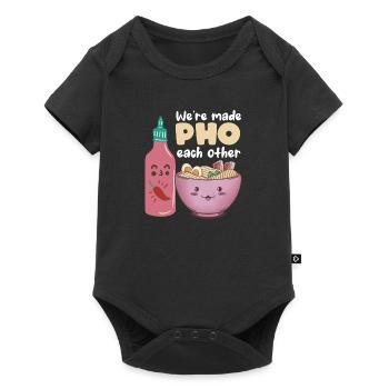 Pho l’un l’autre Soupe de nouilles Relation Soupes d’amour - Body à manches courtes Premium Bébé - noir - Devant