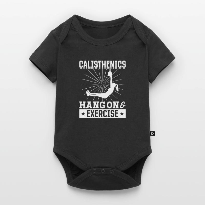 Calisthenics Hang On Exercise Pull-Up Training Baby Premium short-sleeve bodysuit