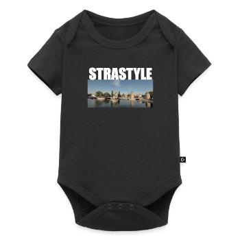 Strastyle - Body à manches courtes Premium Bébé - noir - Devant