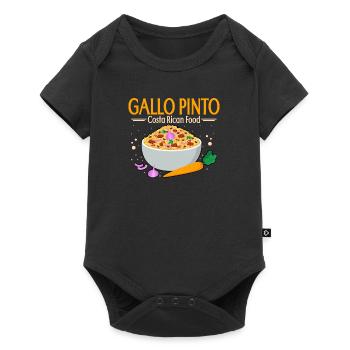 Gallo Pinto Costa Rican Food Rice Dishes - Baby Premium short-sleeve bodysuit - black - Front